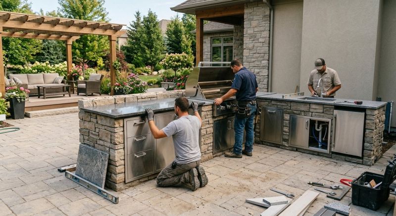Outdoor Kitchen Construction in Napa, CA