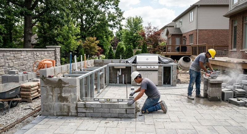 Outdoor Kitchen Installation in Katy, TX