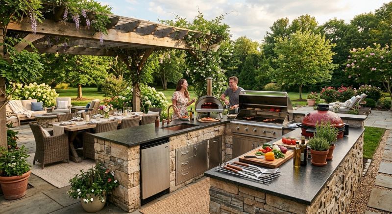 Outdoor Kitchen Renovation in Houston, TX